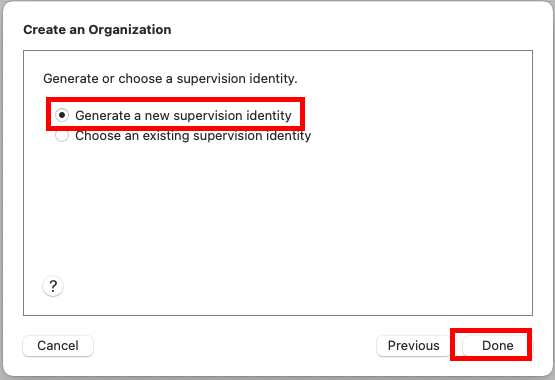 apple configurator supervised mode